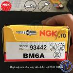 Bugi máy cưa xích, máy cắt cỏ đeo 2 thì NGK BM6A (Nhật)